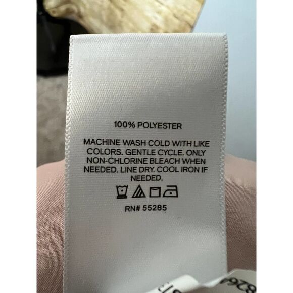 EXPRESS FLATTERING COCKTAIL DINNER PARTY DATE NIGHT TIRED FAUX WRAP GATSBY DRESS - Picture 8 of 8